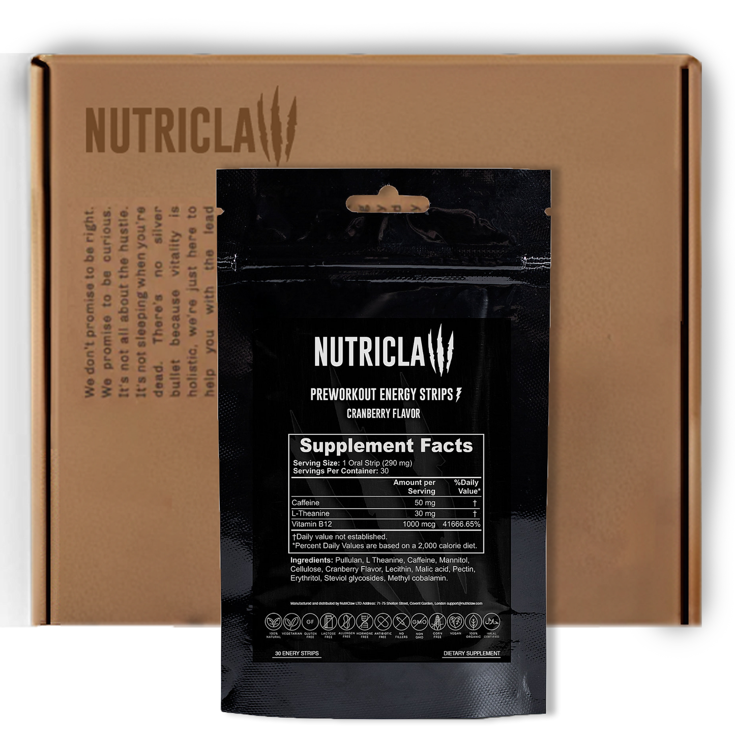 Pre-Workout Energy Strips