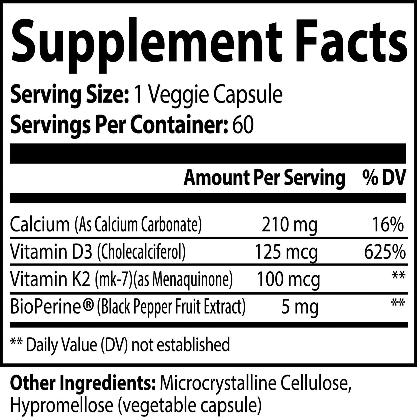 NutriClaw Calcium K2 D3 Complex Helps Improve Bone Mineralization, Arterial Flexibility, and Overall Well-being