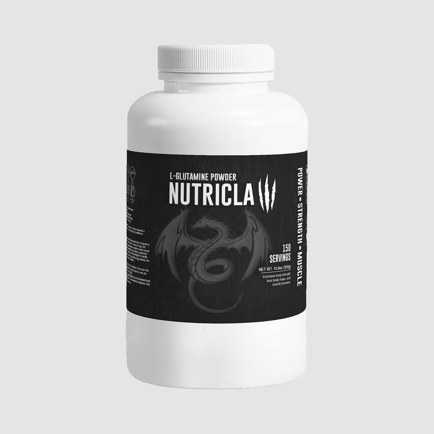 NutriClaw - Best l glutamine supplement for gut health immune support and muscle growth