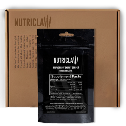 Pre-Workout Energy Strips