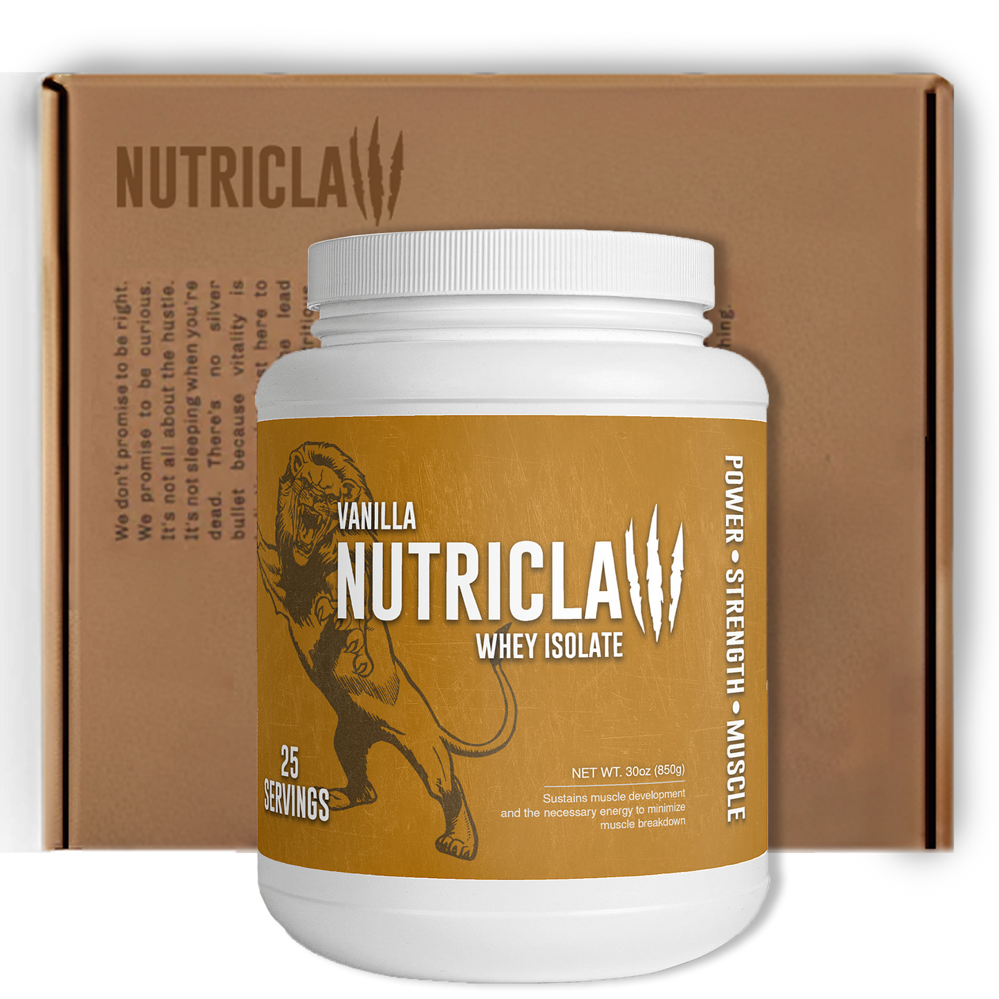 Vanilla Whey Isolate Protein