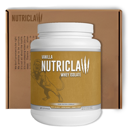 Nutriclaw Vanilla Whey Isolate – Premium Protein Powder for Muscle Growth & Recovery