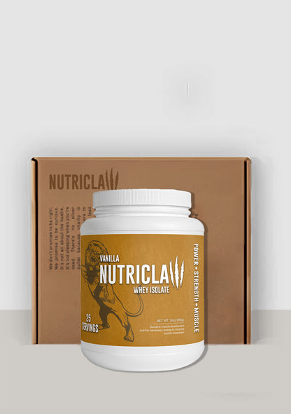 Nutriclaw Vanilla Whey Isolate – Premium Protein Powder for Muscle Growth & Recovery